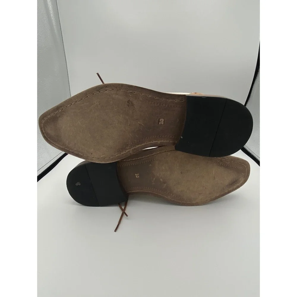 Giorgio Brutini Men's 250504 Oxford Dress Shoes Tan & Canvas Cap Toe Size 10M‎